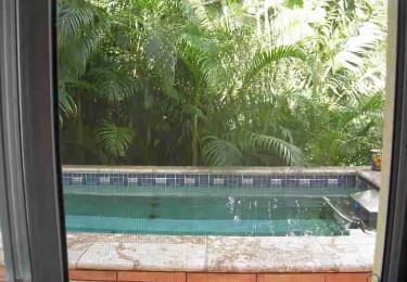 Pool From Kitchen Window